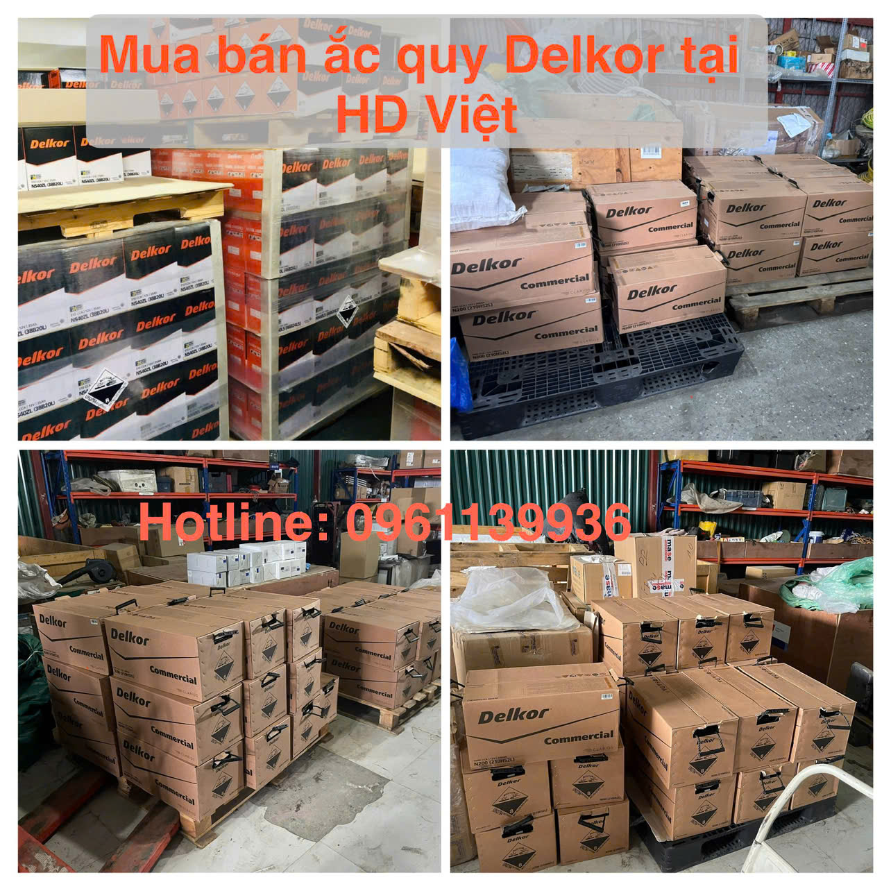 Kho ắc quy Delkor tại Acquydelkor.com ở Bình Dương