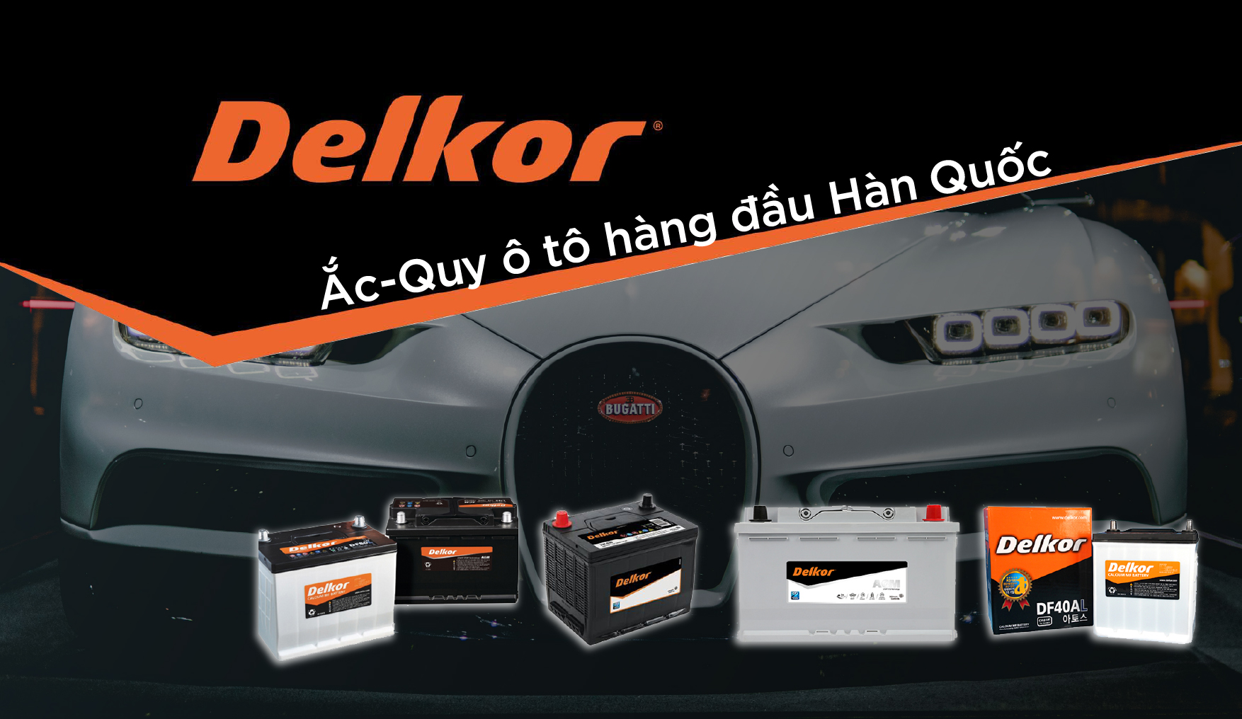 Banner của ắc quy Delkor